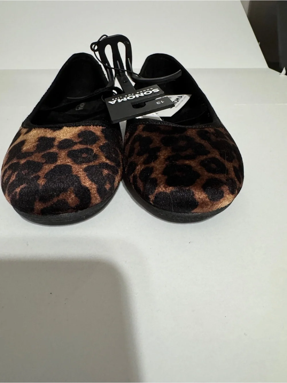 Sonoma Leopard Print Ballet Flats - Brown & Black